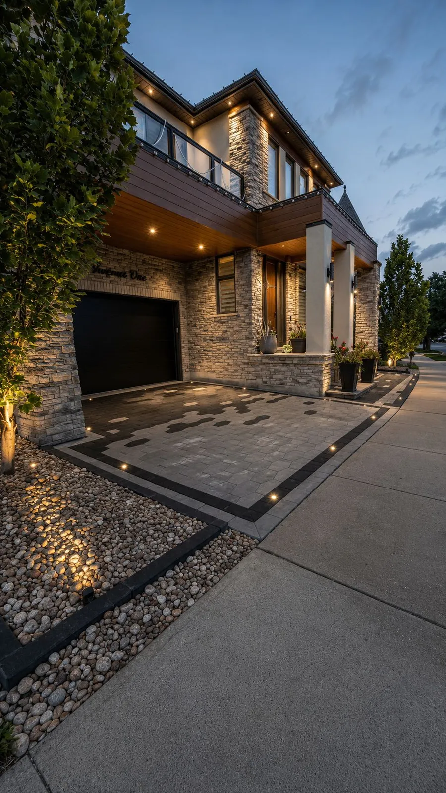 Custom Hexagon Driveway — Driveways by Petra Landscaping in the GTA & Durham Region